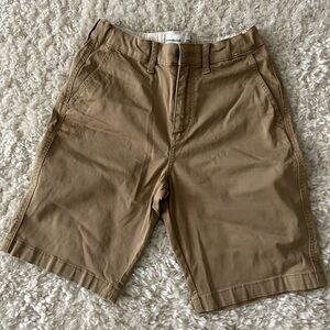 Abercrombie Kids Khaki Twill Chino Shorts for Teen Boys